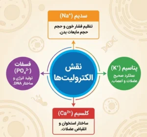 با نقش الکترولیت‌ها در بدن آشنا شوید