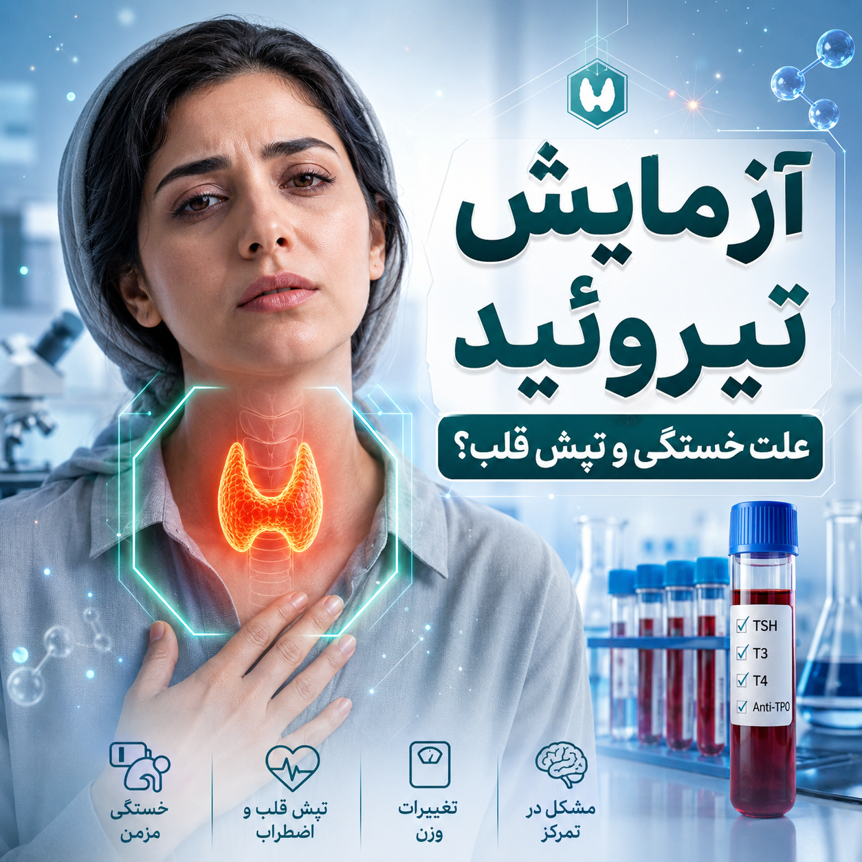 آزمایش تیروئید